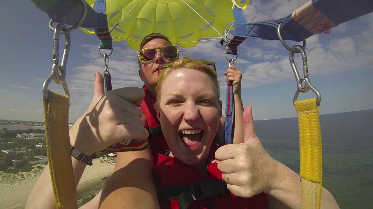 Parasailing at sahara beach resort in Tunisia with my GoPro Hero 3 Black...