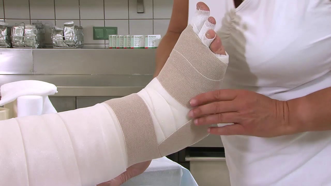 Lymphologie Beinverband