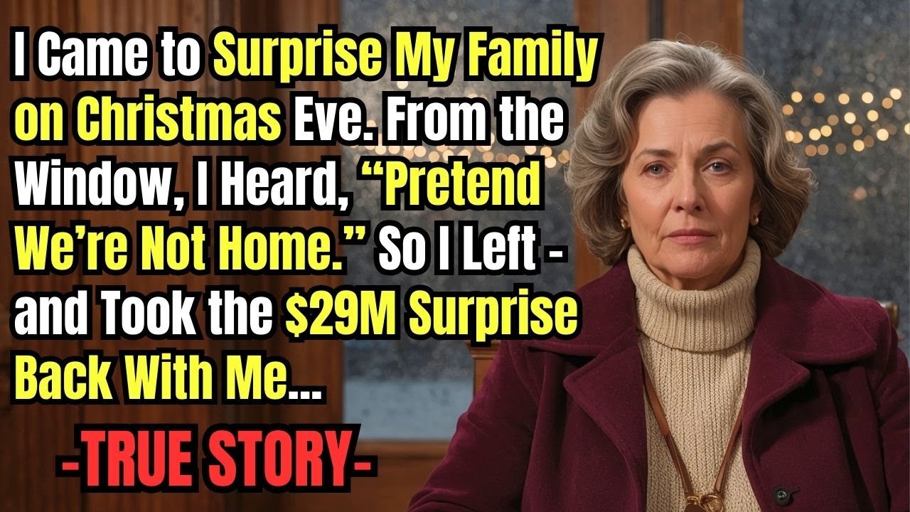 HER TRUE STORY FROM NEW YORK 👵💔 I Came to Surprise My Family on Christmas Eve. From the Window, I...