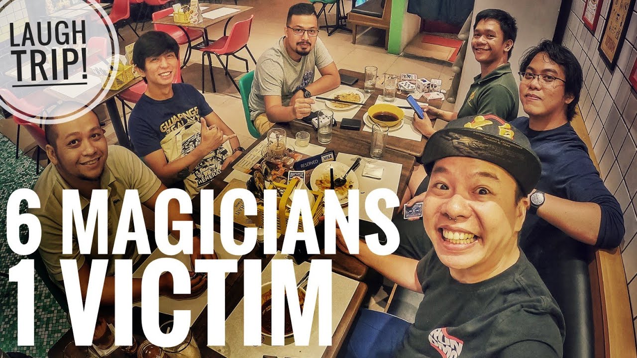 BAGONG PRANK! Laugh trip to! 6MAGICIANS in 1 TABLE at 1 VICTIM
