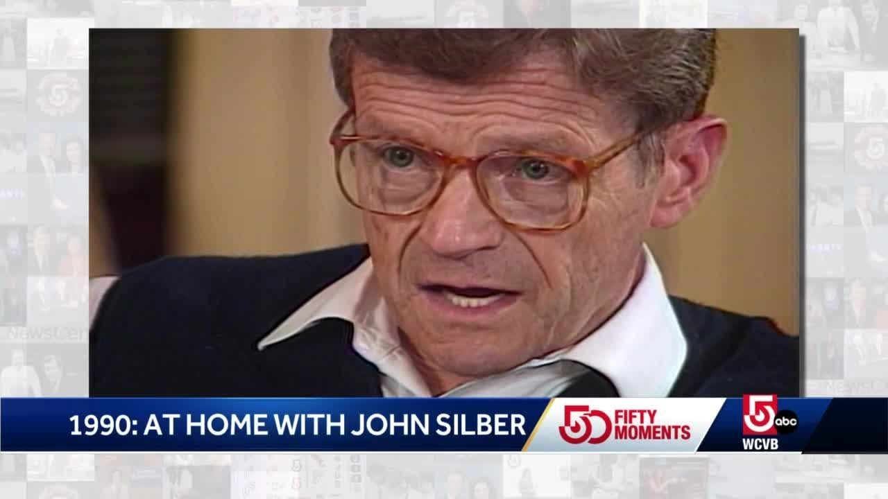 WCVB at 50: At home with John Silber in 1990