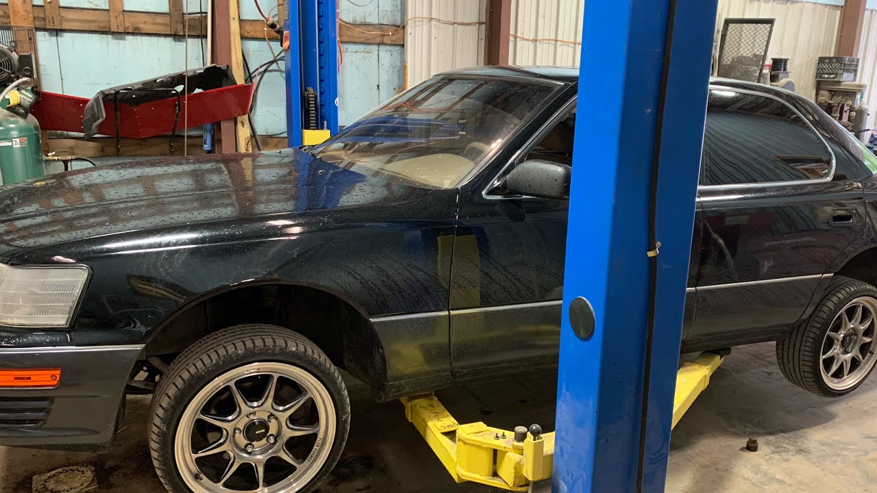 LOWERING MY LS400 ON GODSPEED COILS