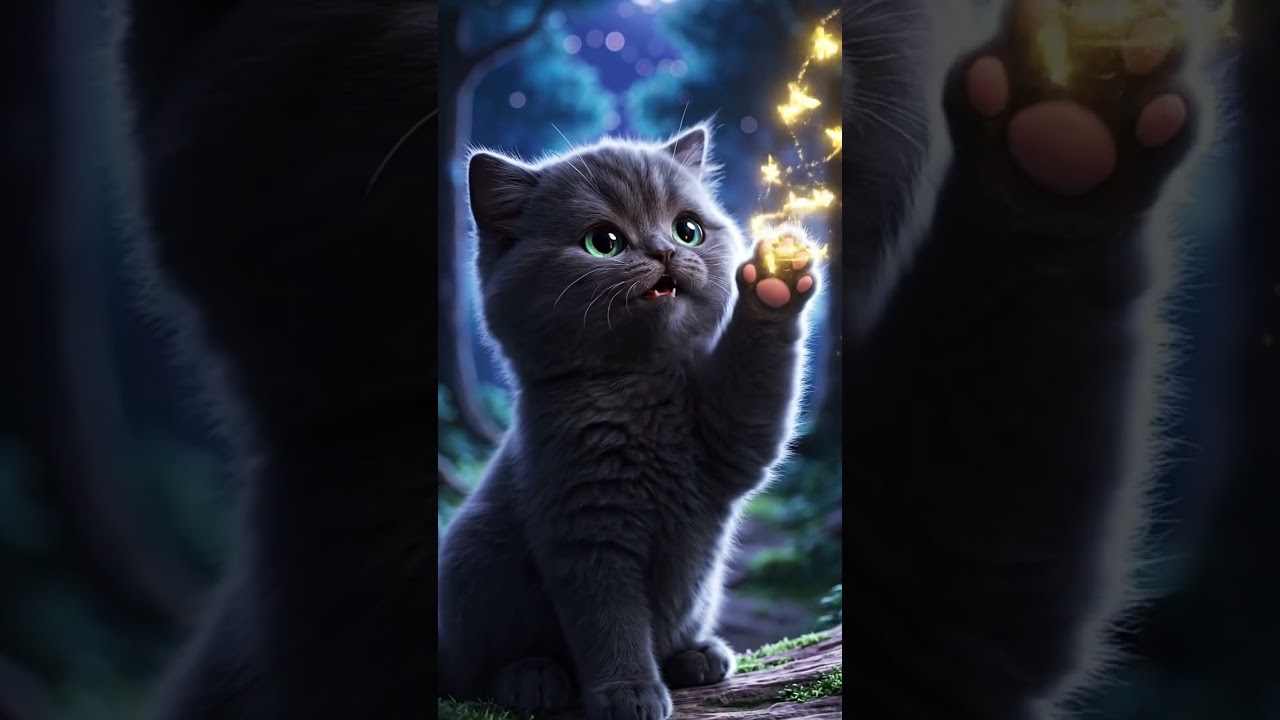 When a kitten meets the stars | Little Doodle Club  
