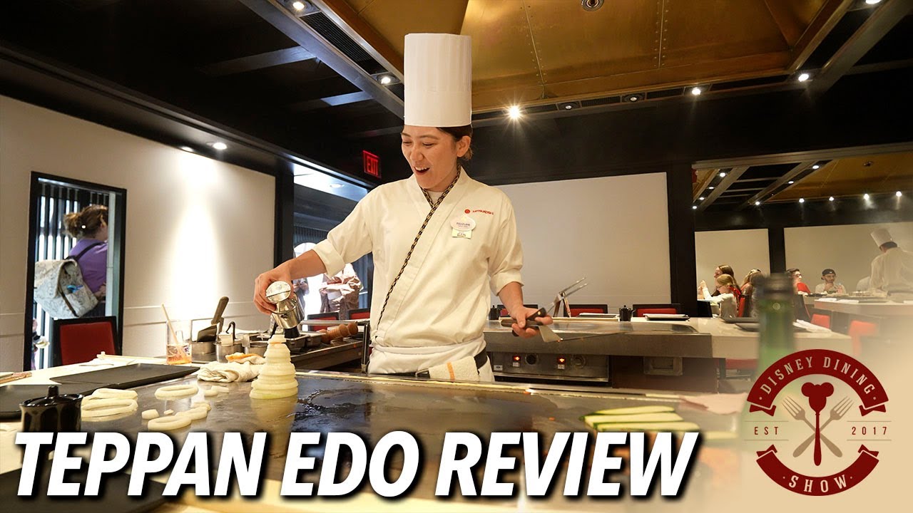 Обзор Teppan Edo в EPCOT | Disney Dining Show