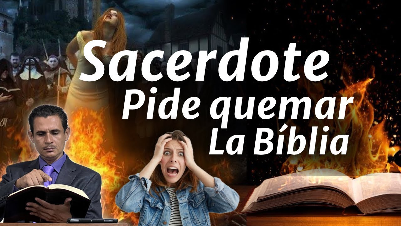🔴Sacerdote aconseja quemar las Biblias Evangélicas. Terrible🔥