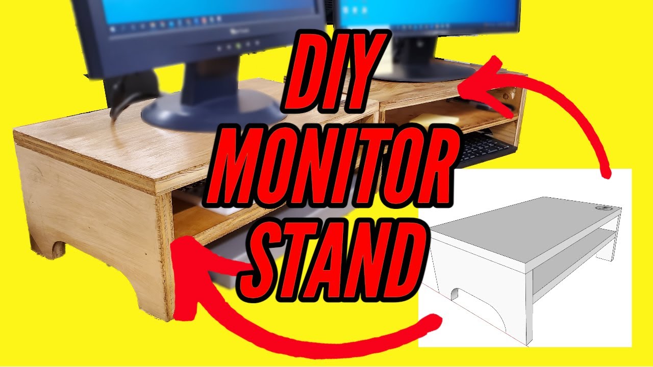 How to make a Monitor Stand / DIY Monitor Riser