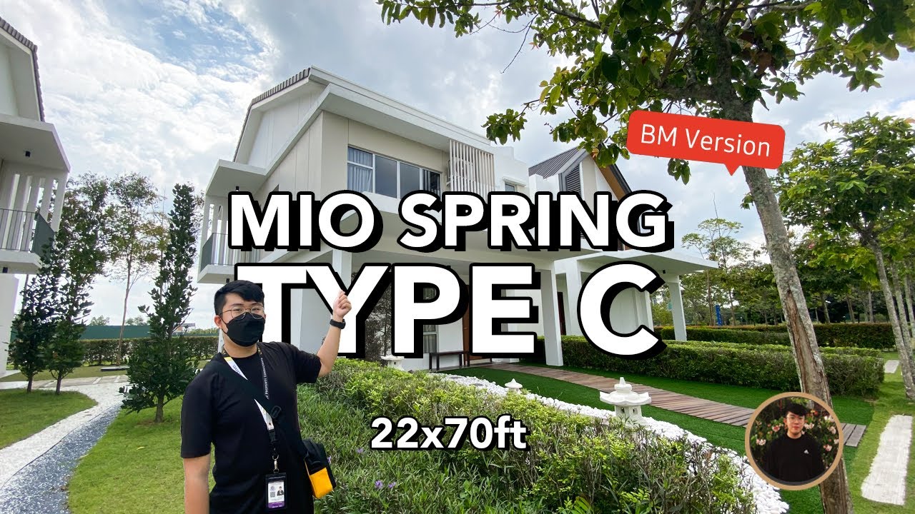 Mio Spring 22x70ft - BAWAH 1mil !! Rumah 2 Storey @ Gamuda Cove | Japanese Minimalist Design 【Ep3】