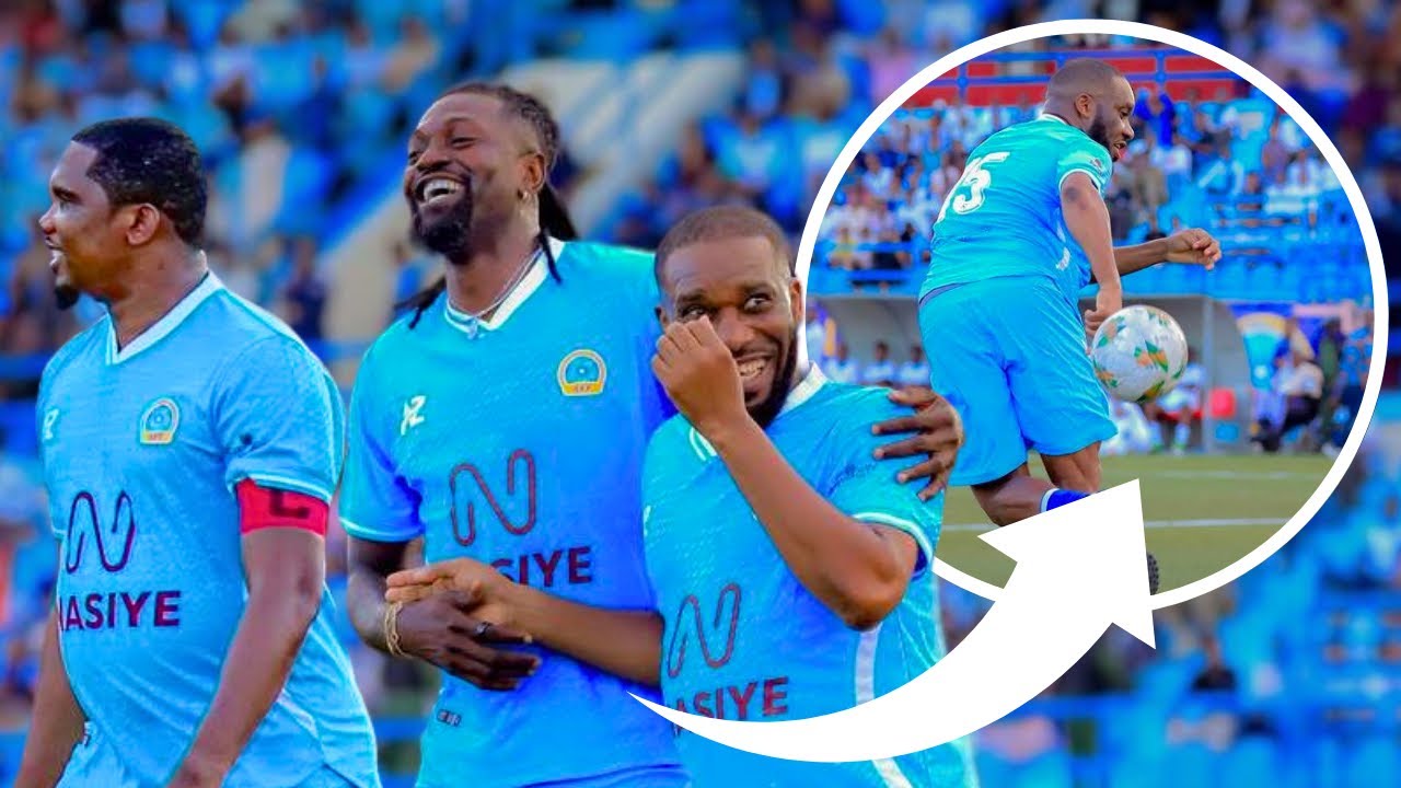 JAY-JAY OKOCHA, ETO’O, ADEBAYOR THRILL FANS IN SOMALIA LEGENDS VS AFRICAN LEGENDS CHARITY MATCH