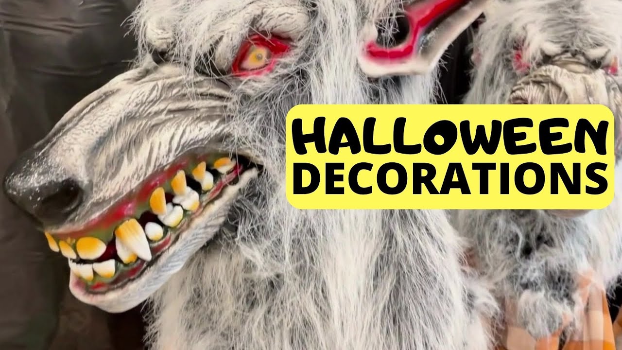 Halloween Decorations Shopping