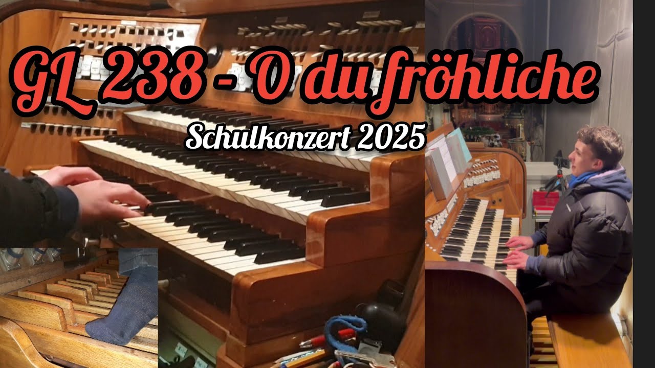 O du fröhliche - Abschluss des Schulkonzerts | GL 238/ EG 44 | Schalmei 4'