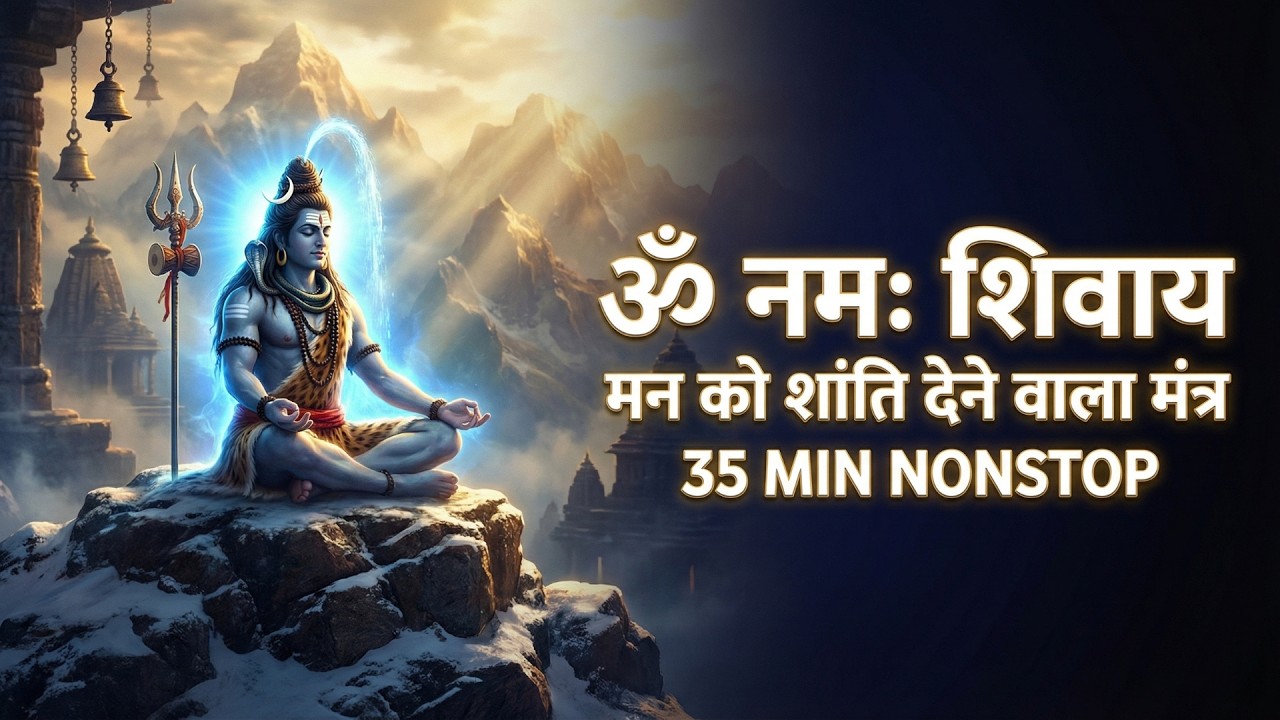 ॐ नमः शिवाय | 35 मिनट लगातार जाप | Powerful Shiva Mantra for Meditation & Om Namah Shivaya Jap