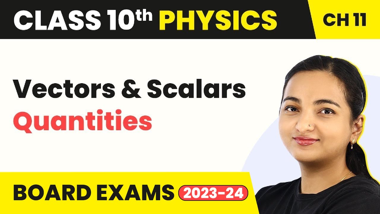 Vectors And Scalars Quantities - The Human Eye & Colorful World | Class 10 Physics