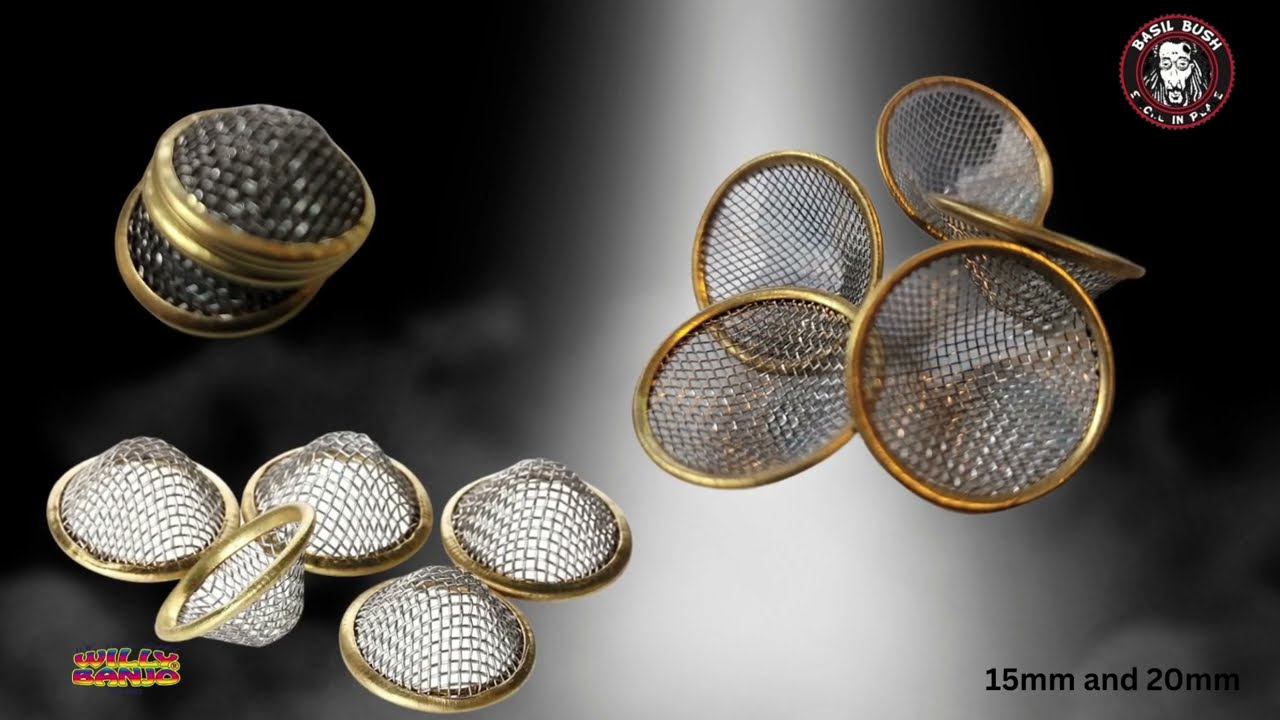 Basil Bush Steel Drop-In Cone Gauze Screens availble at Willybanjos Preston Lancs