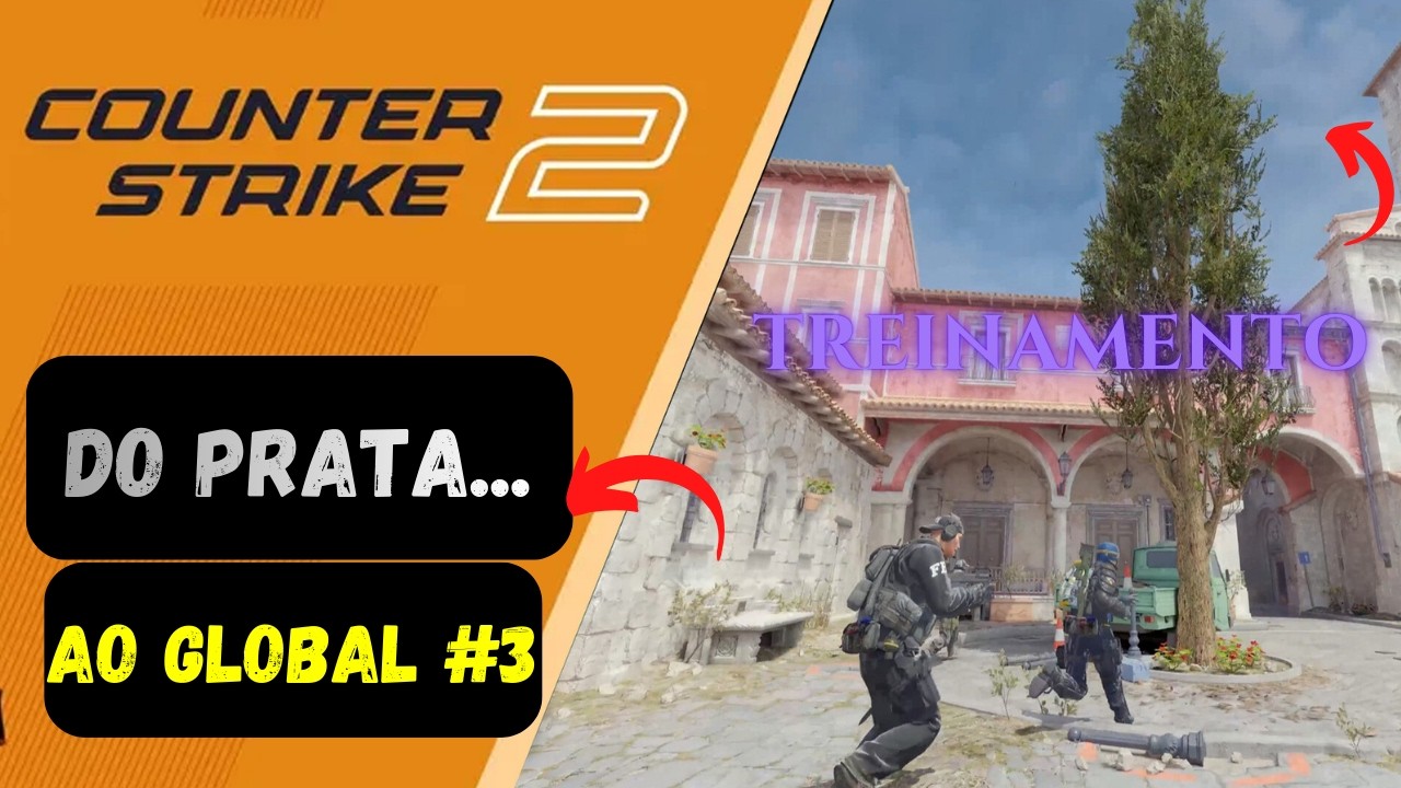 do PRATA ao GLOBAL CS2 #3 - Gameplay Fechada