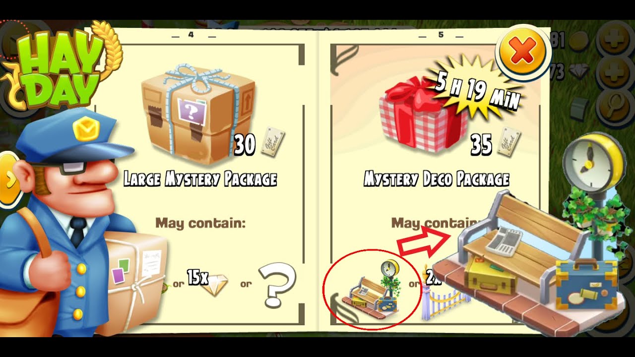 Hay Day - Gift Cards & Mystery Packages
