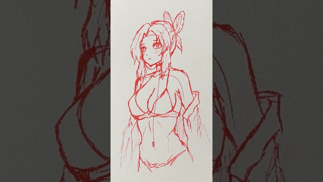 Drawing Shinobu with StickMan 
