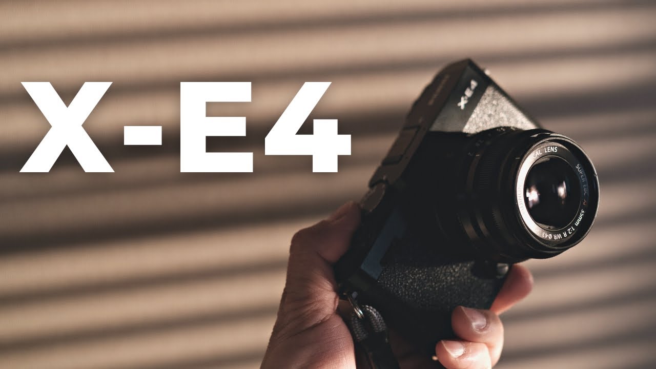 FUJIFILM X-E4 | ミニマル×クラシックでコンパクトなカメラ