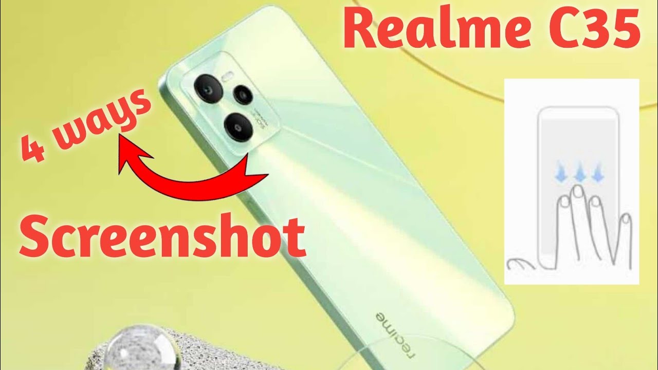 Realme C35 Screenshot/How to take screenshot in realme c35