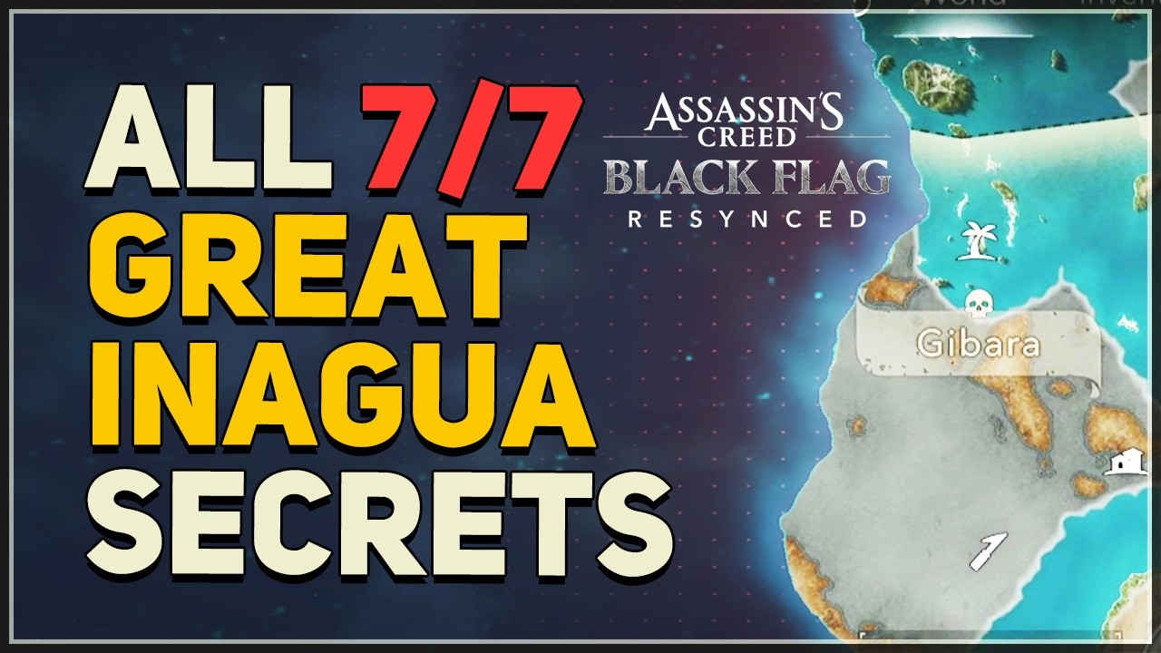 All Great Inagua Secrets Locations Assassin's Creed Black Flag Resynced