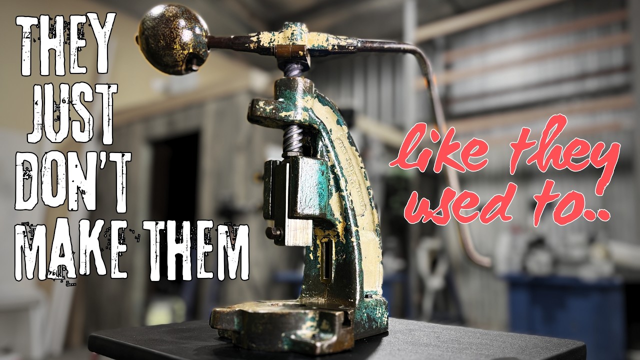 They Don’t Make ‘Em Like This Anymore – Restoring a Classic Fly Press!