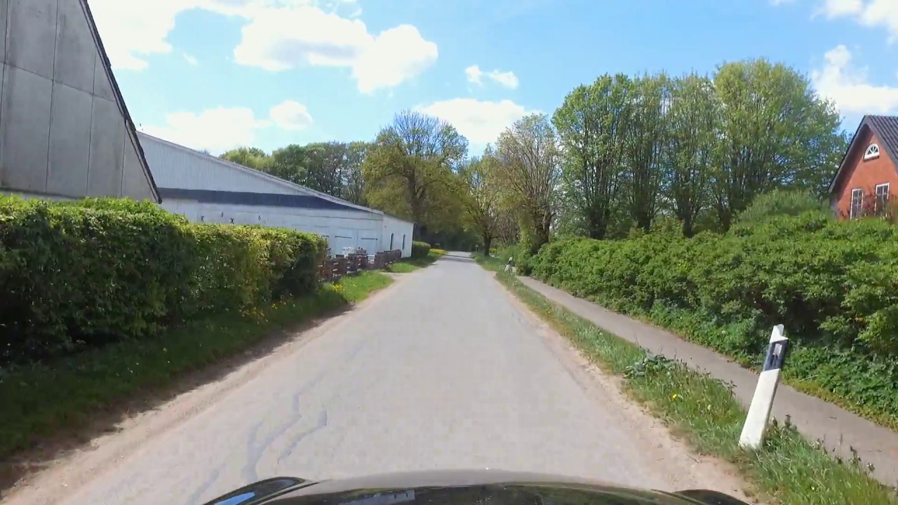 Fahrt von Sörup über Flatzby nach Ausackerholz