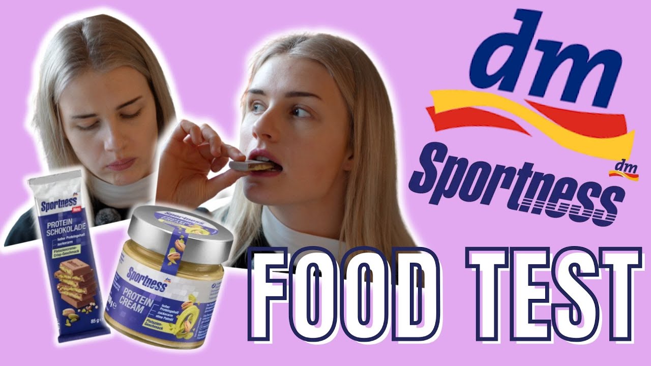 FOOD TEST | Ich teste DM SPORTNESS Produkte