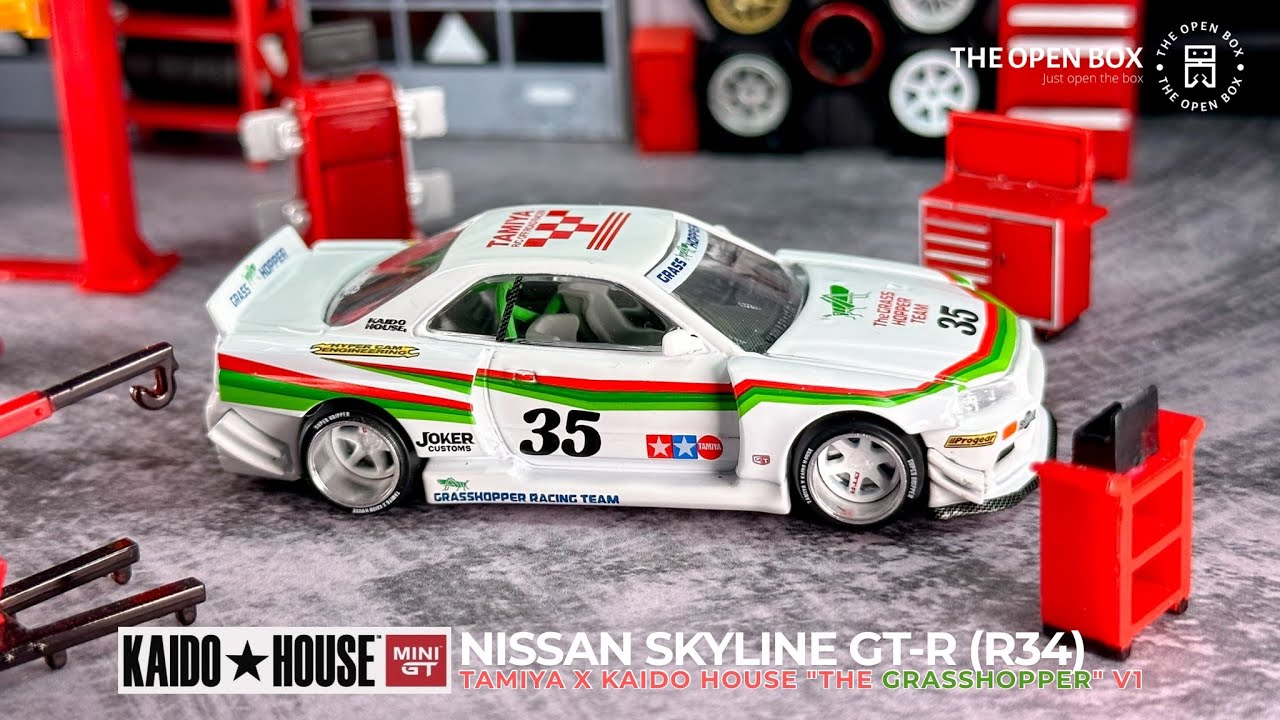 Kaido House x MINIGT NISSAN Skyline GT-R (R34) - TAMIYA X KAIDO HOUSE 