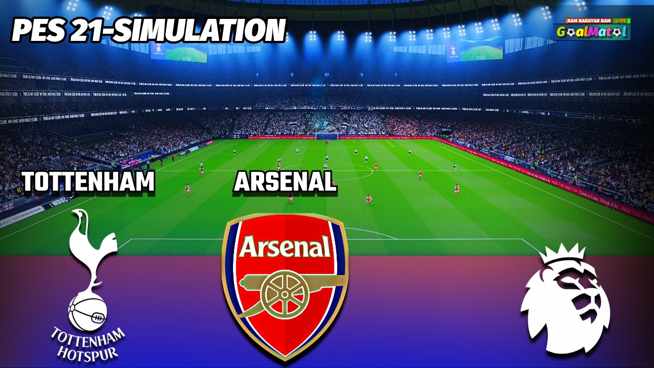 Tottenham dominate at home 😱Tottenham vs Arsenal | Premier League | PES 21 Simulation HD