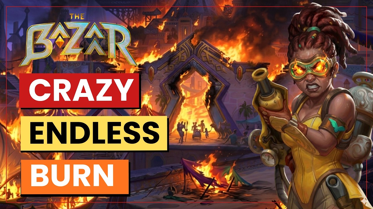Ep.02 The Bazaar Stelle Gameplay  - Steam Washer  ไฟแห่งการทำลายล้างที่ไม่มีวันสิ้นสุด