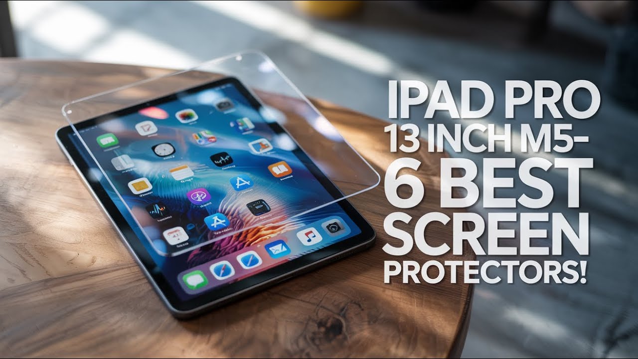 &ldquo;Top 6 Best iPad Pro 13 inch M5 Screen Protectors 2025 🔥 Ultimate Protection Guide!&rdquo;