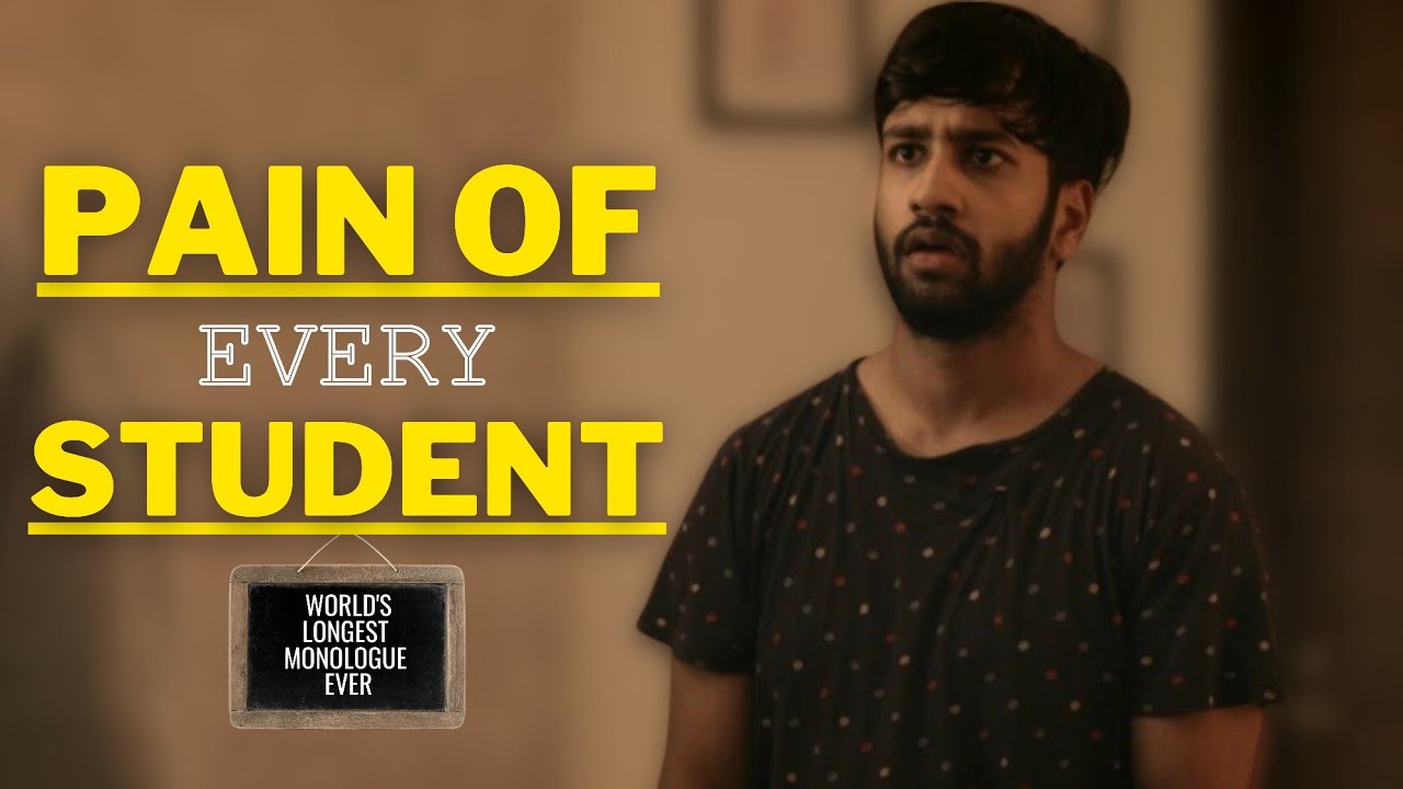 Pain of Every Student In India I Dark Reality of Indian Education System | Longest Monologue Ever