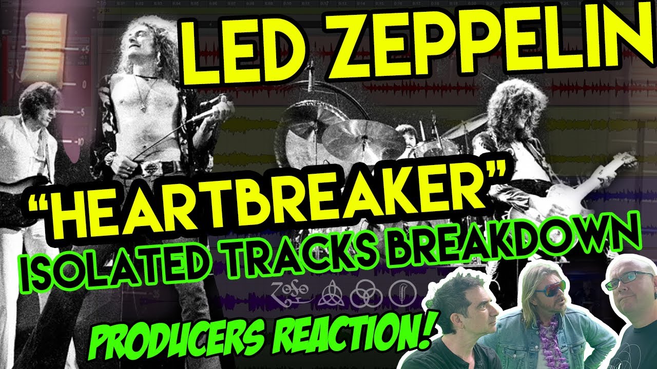 Led Zeppelin - Heartbreaker [ISOLATED TRACKS - REACTION & ANALYSIS] musicians react S01E17