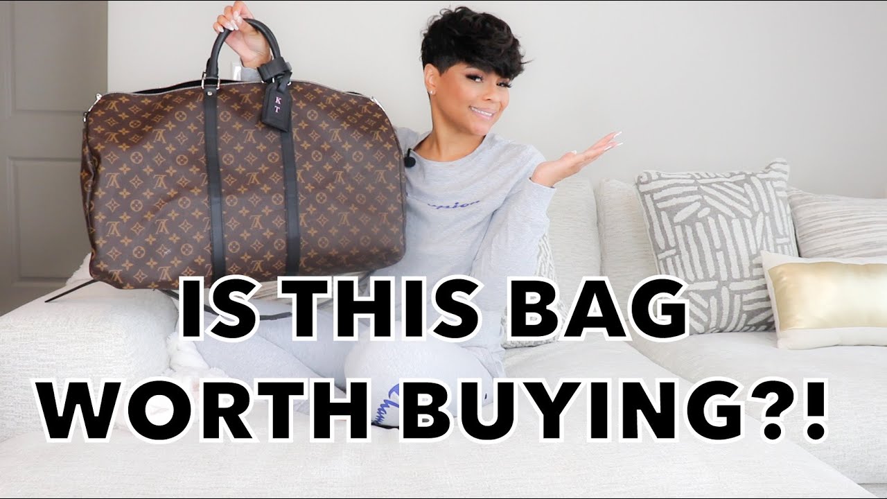 Louis Vuitton KEEPALL 55 HONEST Review | WATCH BEFORE YOU BUY!