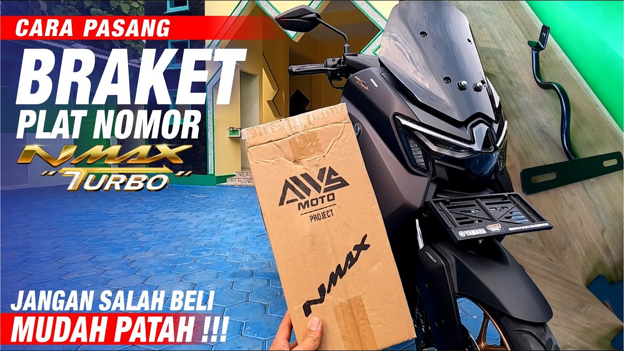 Cara Pasang Braket Plat Nomor Nmax !! Modif Nmax Turbo 2024 !! Fath Rider