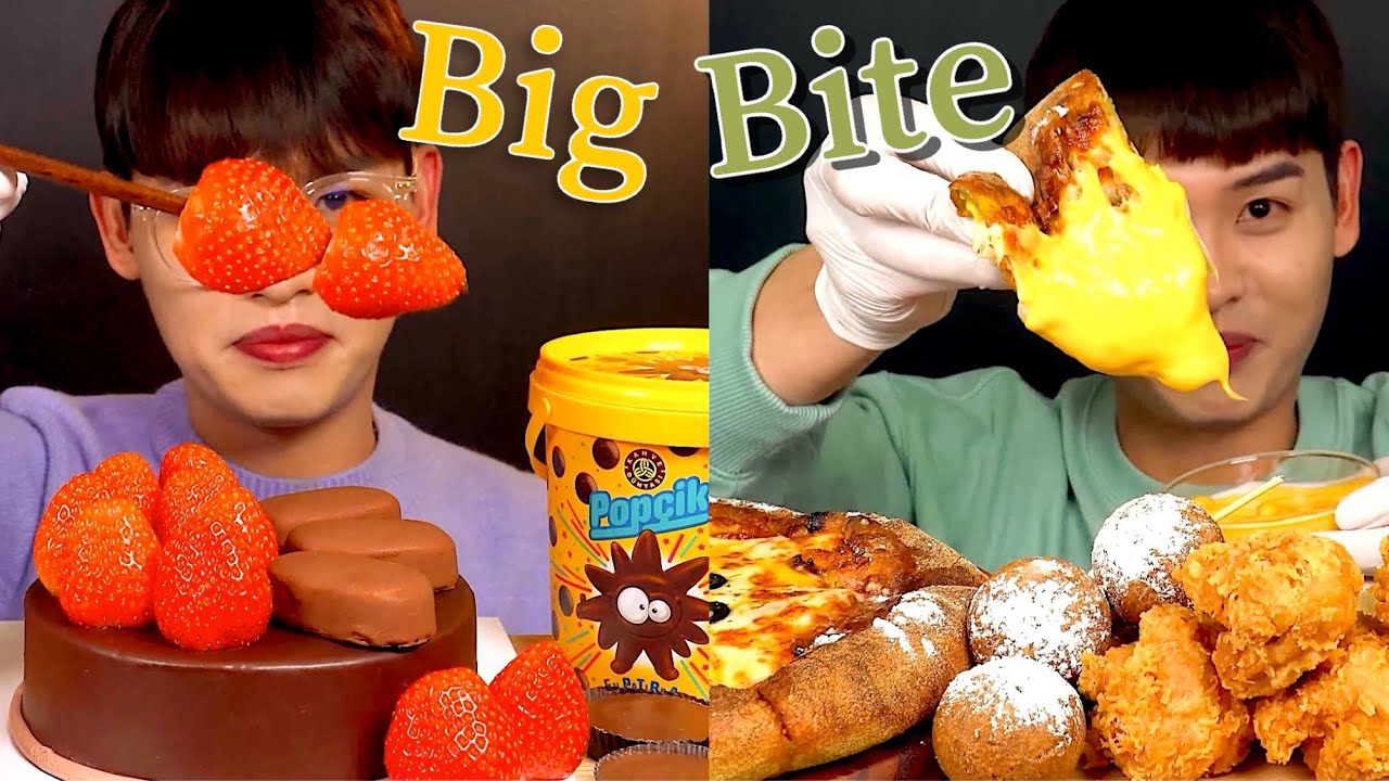 🧀봉길이 한입만 모음집 영상~!!🤗 🍓Bonggil BIG BITE VIDEO🍓