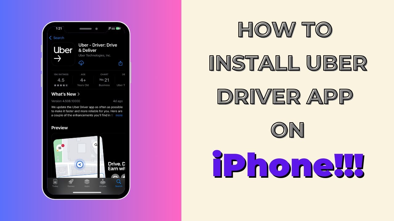 How to Install Uber Driver App on iPhone