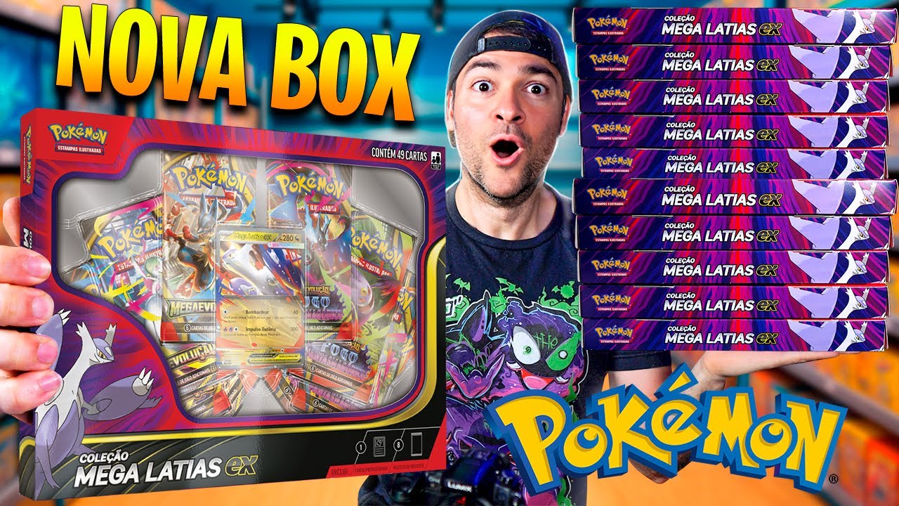 A NOVA BOX de CARTA POKÉMON está INCRÍVEL | MEGA LATIAS EX