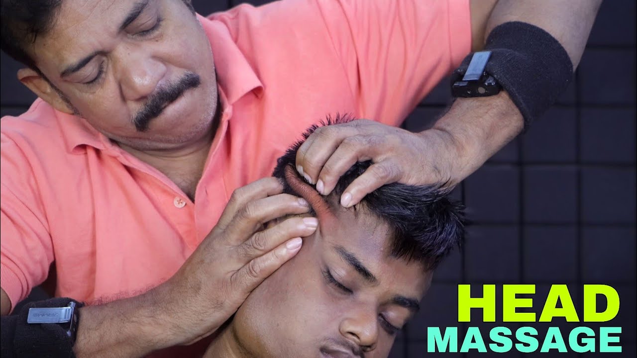 Deep Calm ASMR | Asim Barber Oil Head Massage With Comb & Loud Neck Cracking for Stress Relief