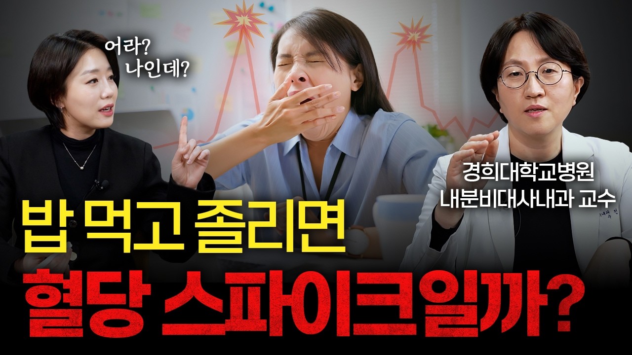 밥 먹고 졸리면 혈당 스파이크일까? 식곤증의 진짜 이유 [전숙 경희대병원 내분비대사내과 교수]