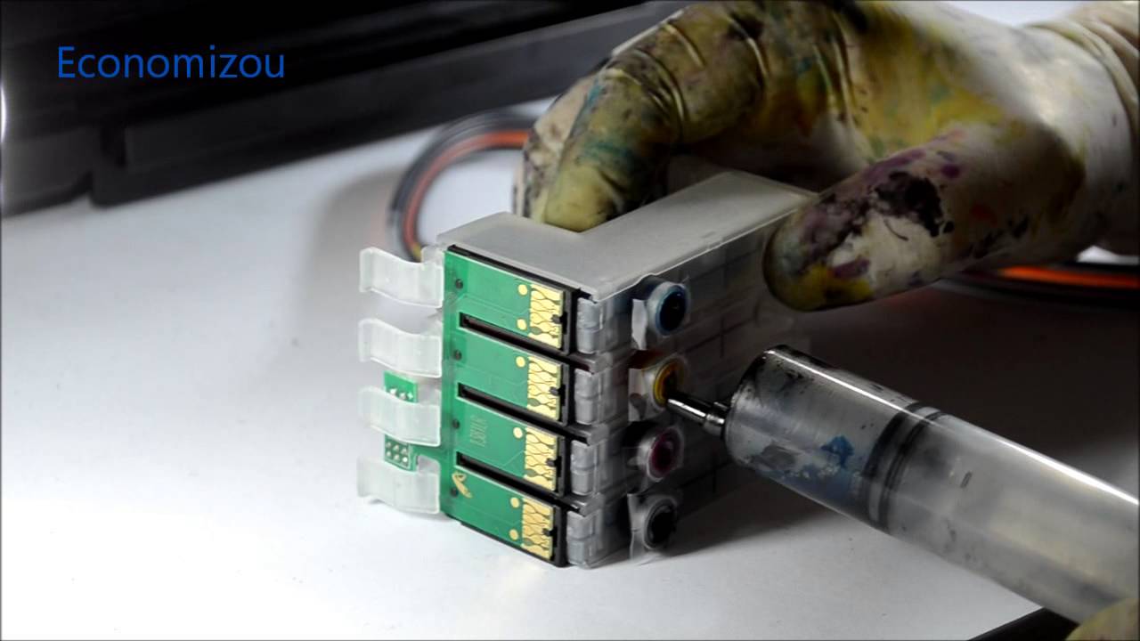 Ar nas mangueiras da Epson TX135e TX235 - SOLUÇÃO!