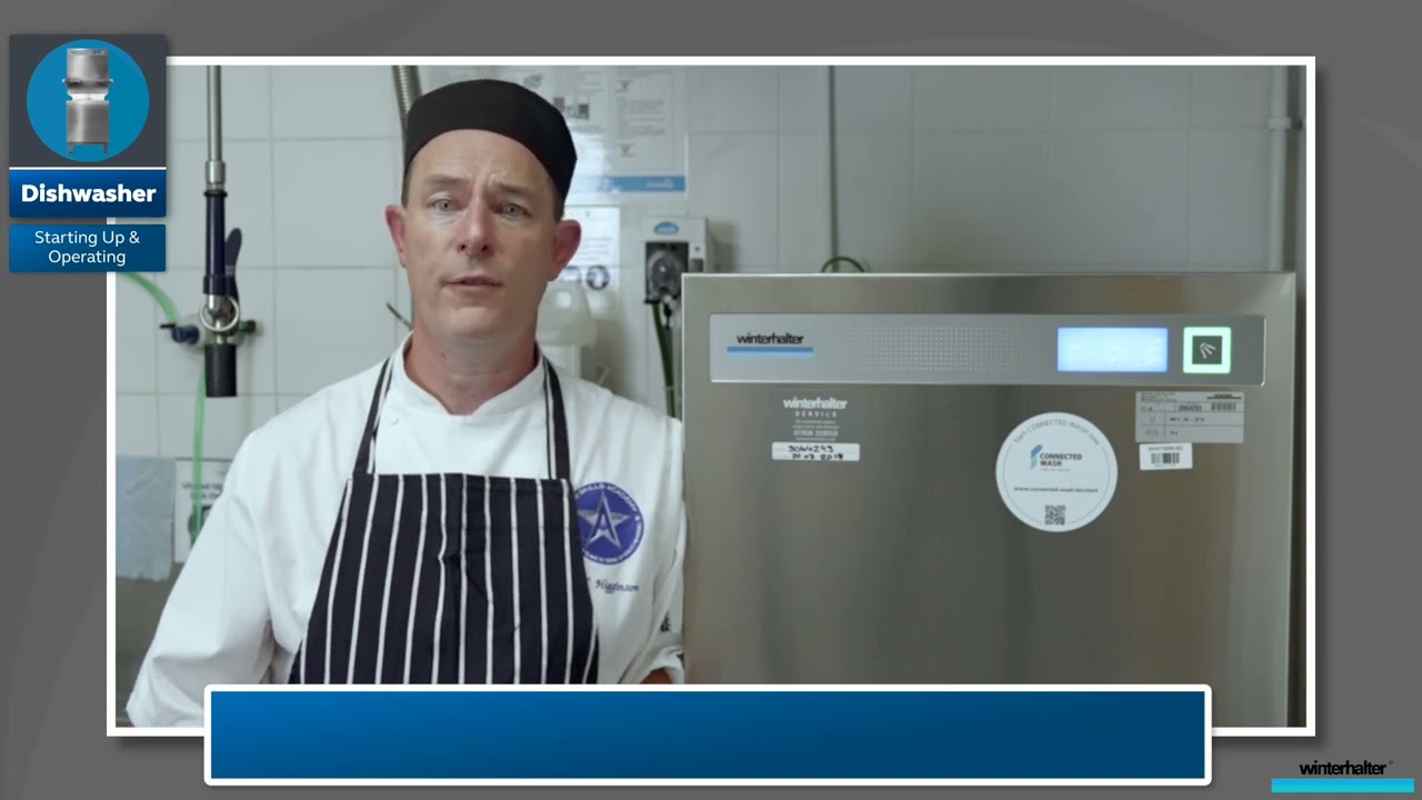 Operating Instructions Winterhalter PT Series. Starting up the machine.