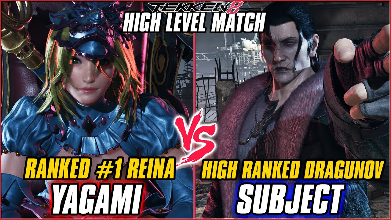TEKKEN 8 ▰ YAGAMI (#1 Ranked Reina) vs SUBJECT (DRAGUNOV) ▰ T8 HIGH LEVEL GAMEPLAY