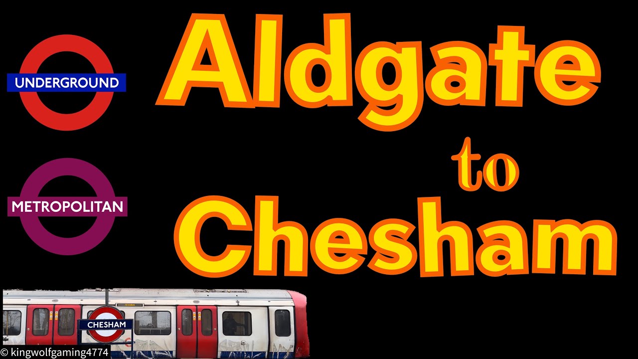 Metropolitan Line Aldgate to Chesham London Underground #londonunderground #london #train