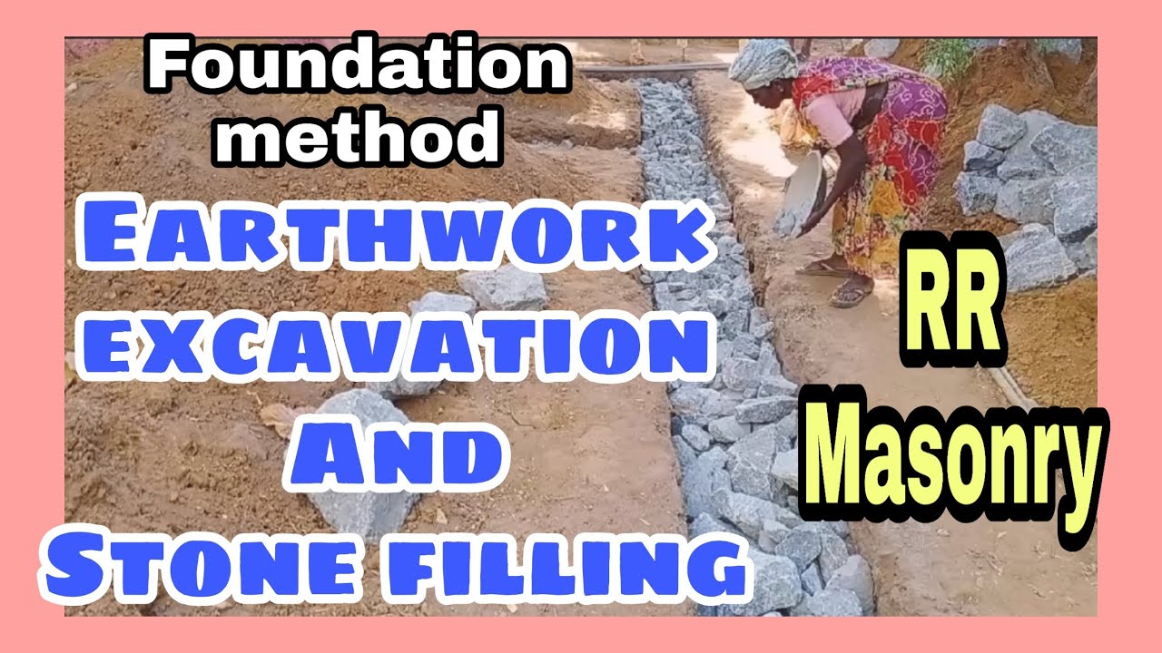 Earthwork excavation & Stone filling | Foundation method | RR Masonry | Sree Hari Constructions