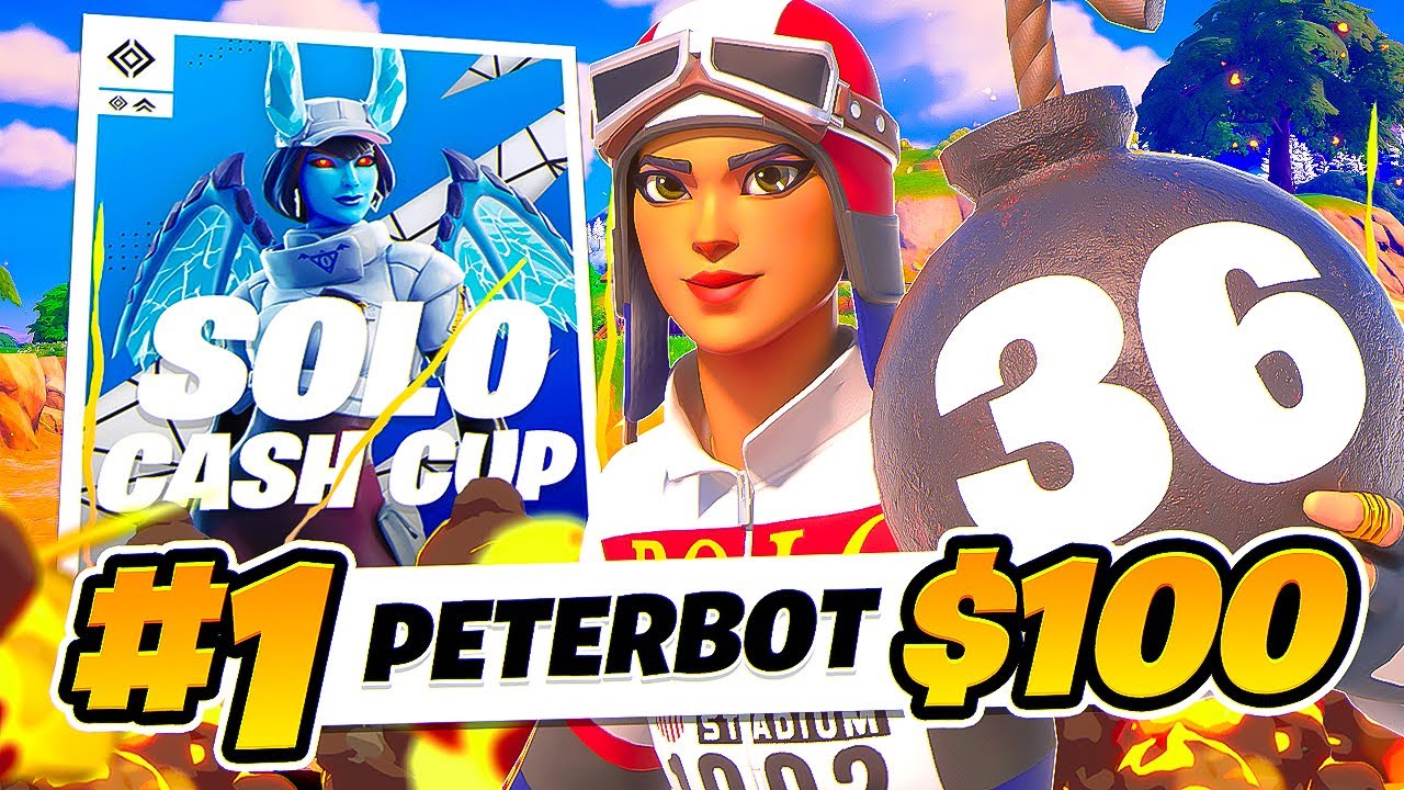 36 KILL WIN SOLO VICTORY CASH CUP FINALS🏆 | Peterbot