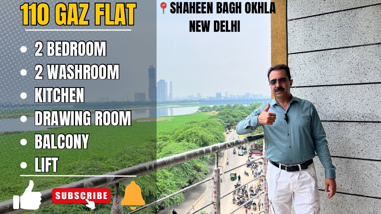 2 BHK Flat In Okhla Shaheen Bagh || 110 Sq.Yard  Price in Video ||