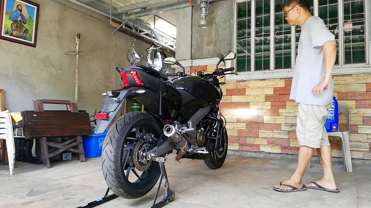 Hgm exhaust and pipe for Dominar 400cc.