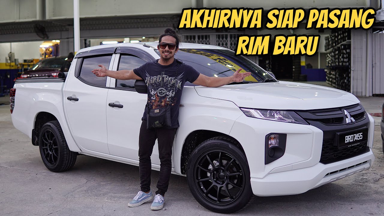 AKU PASANG SPORT RIM ZE40 DEKAT TRITON 🔥 PERGHHHH MACAM MAFI4