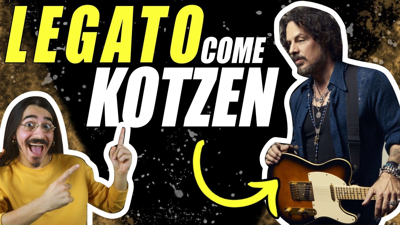 LEGATO Chitarra Elettrica: Esercizio nello stile di RICHIE KOTZEN!