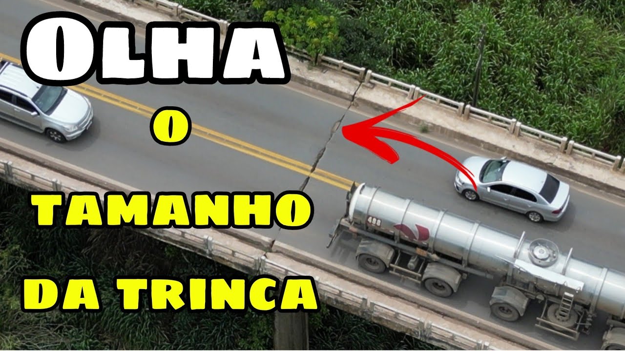 Br381 mais uma que pode desabar ponte torta João monlevade MG.